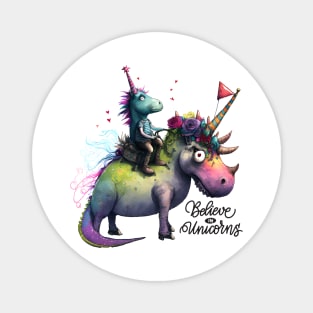 Believe in unicorns t-shirt Magnet